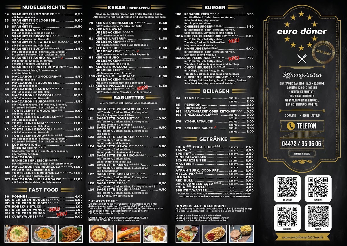 Menu Euro Döner Lastrup-2