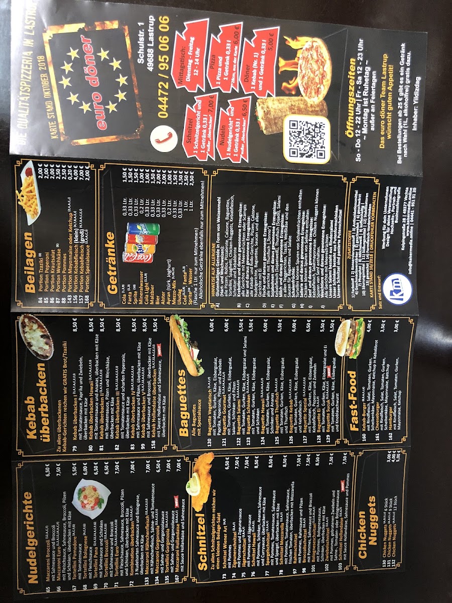 Menu Euro Döner Lastrup-4
